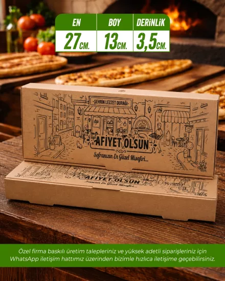 27x13x3,5 Pide Kutusu