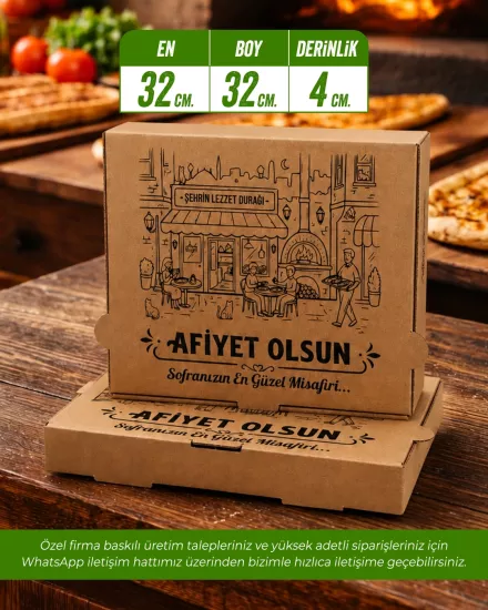 32x32x4 Pizza Kutusu