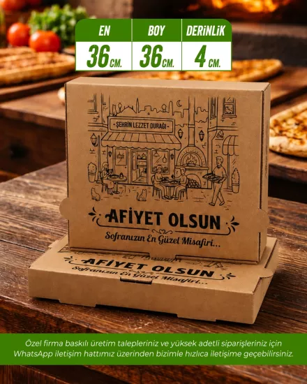 36x36x4 Pizza Kutusu